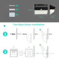 Luz de la luz del sensor solar del sensor solar LED 206 LED LED